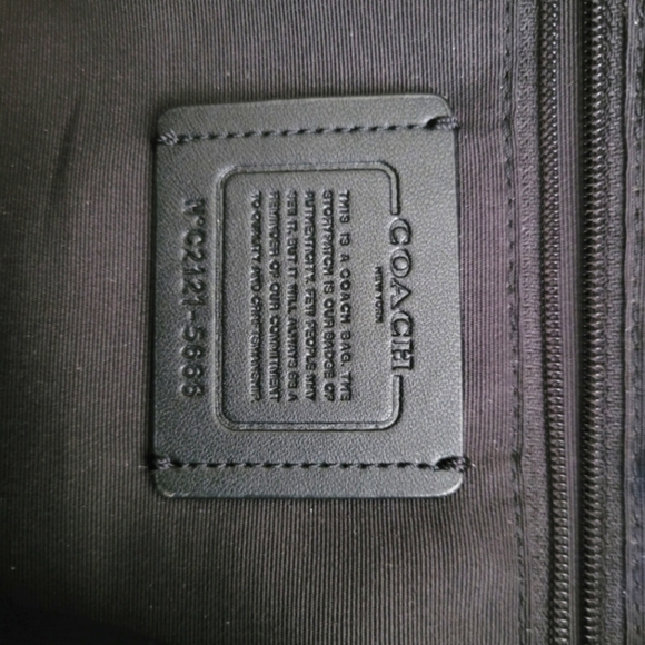 Coach Black Leather Backpack - Picture 10 of 10